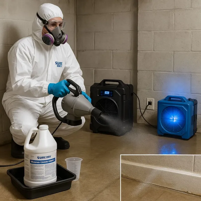 Sanitization and Odor Removal process in Alloway, NJ
