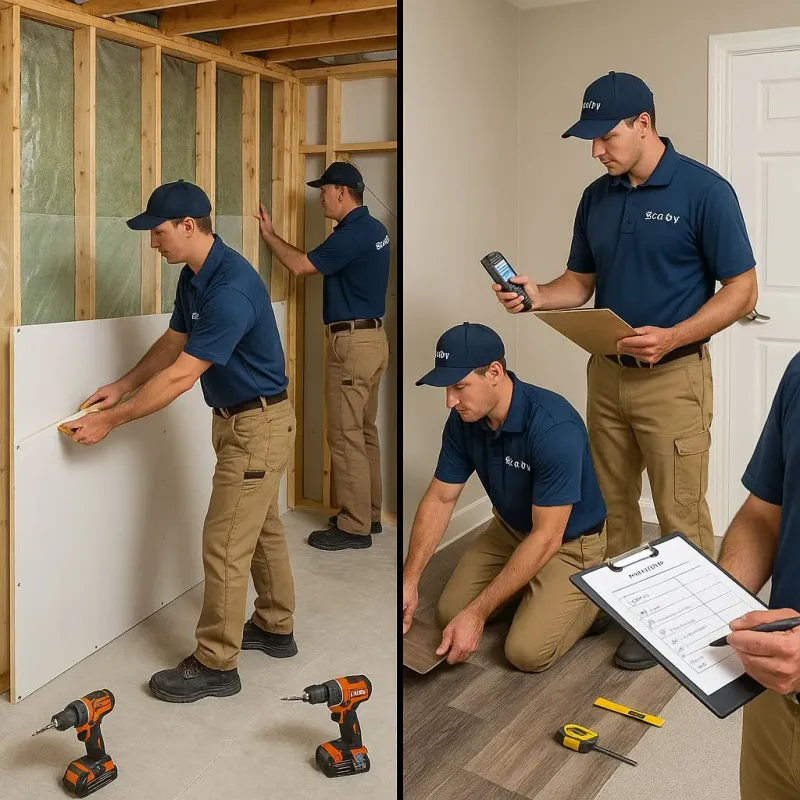 Repairs and Reconstruction process in Alloway, NJ